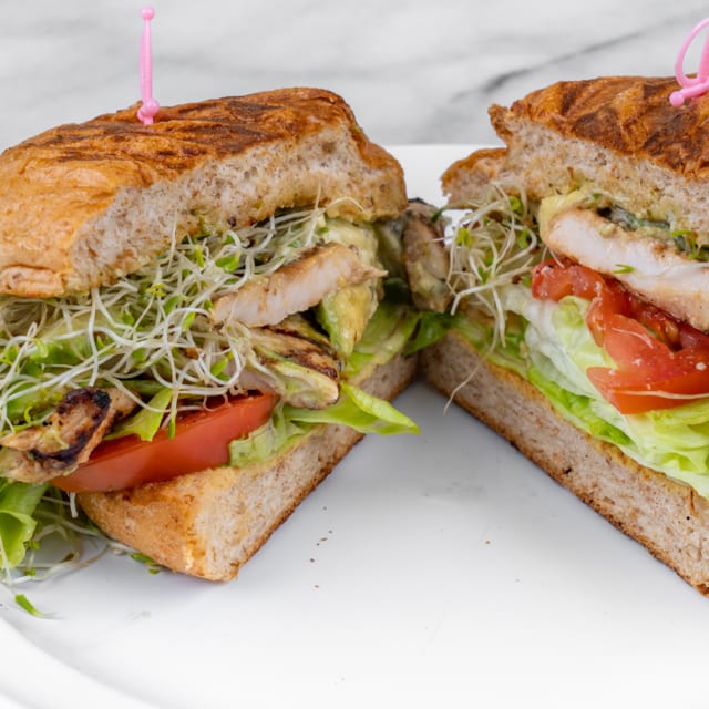 California Grilled Chicken with Avocado.