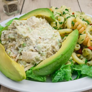 Stuffed Avocado Plate